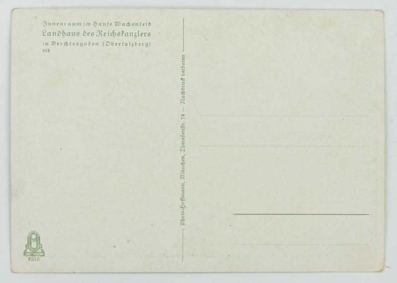 German Third Reich Era Postcard 'Der Berghof'