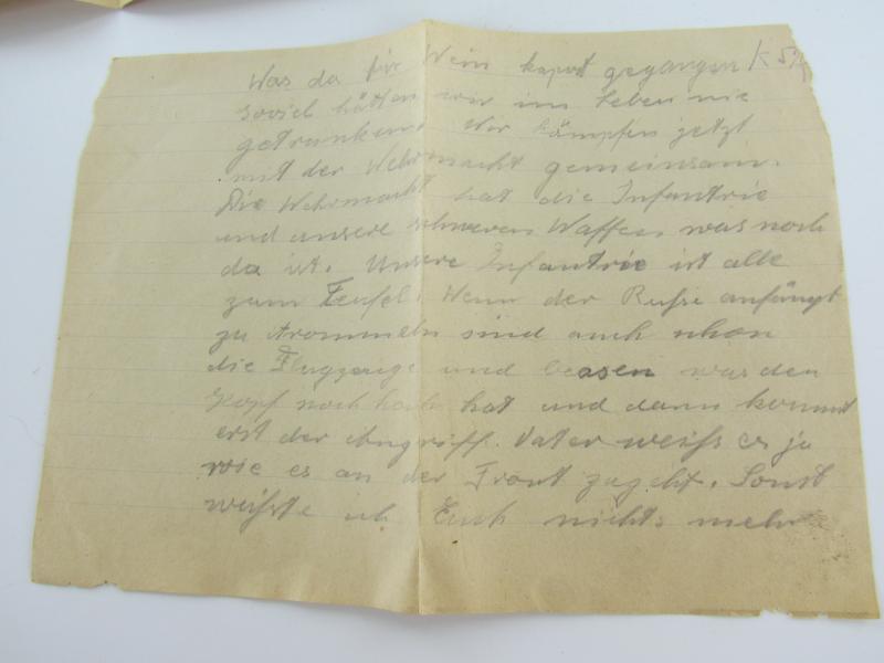 SS Field Post from Soldier to Family...dated 1944