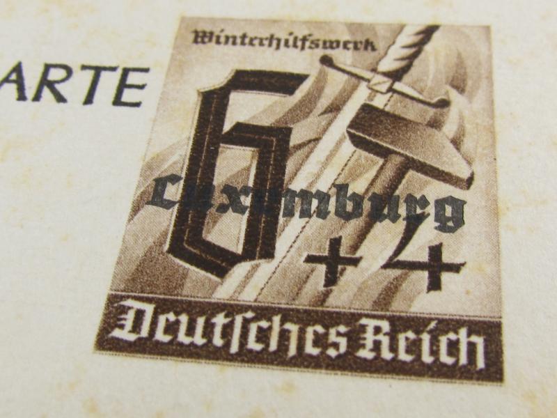 (Postcard) Winterhilfswerk (WHW) Kämpfen Arbeiten Opfern