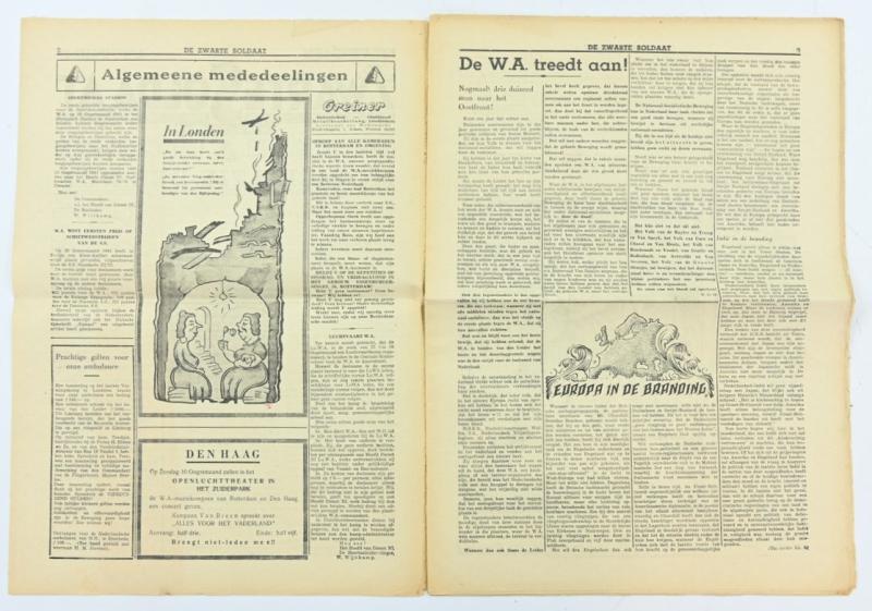 Dutch SS Magazine 'De Zwarte Soldaat' 1941