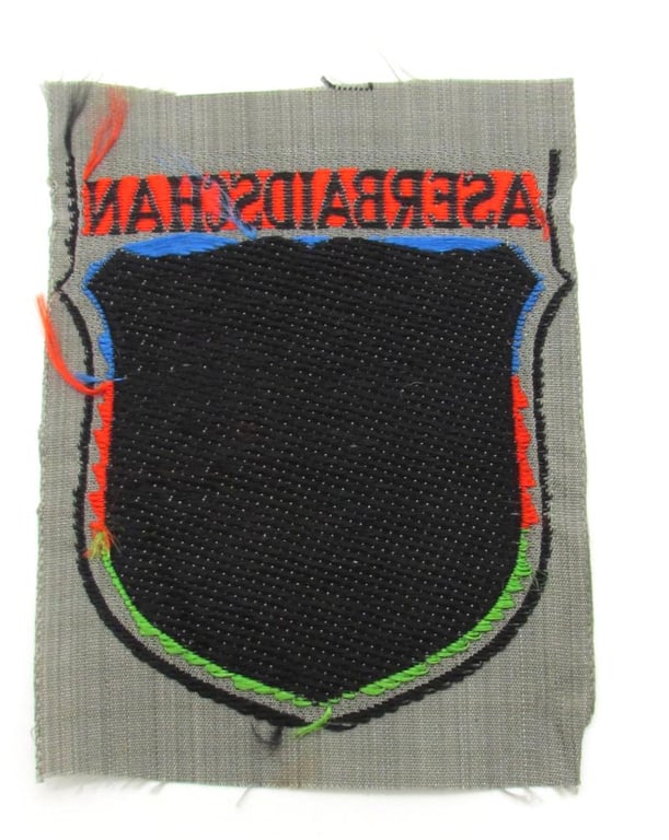 Wehrmacht ( Heer ) BeVo 'Aserbaidschan' Volunteer Sleeve Shield