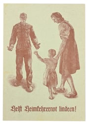 German WW2 'Heimkehr' Postcard