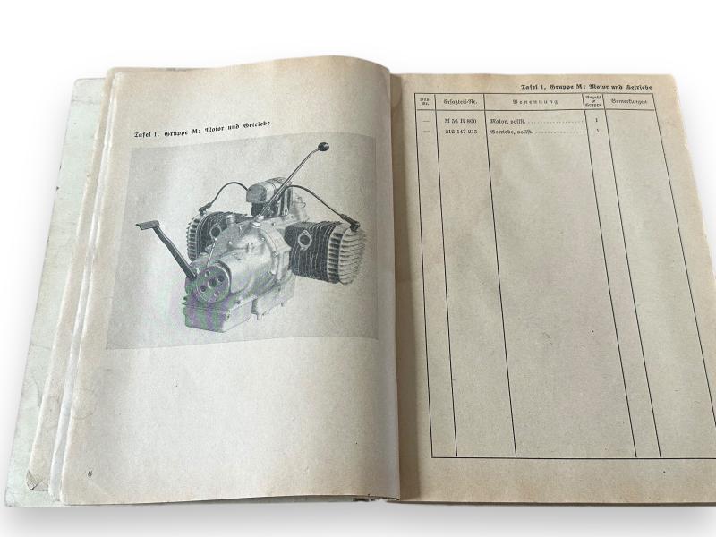 BMW R12 Spare parts list