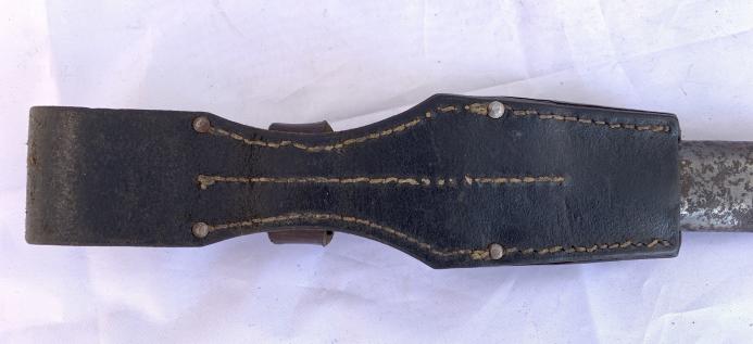 K98 Combat Bayonet with Leather Frog -matching numbers-