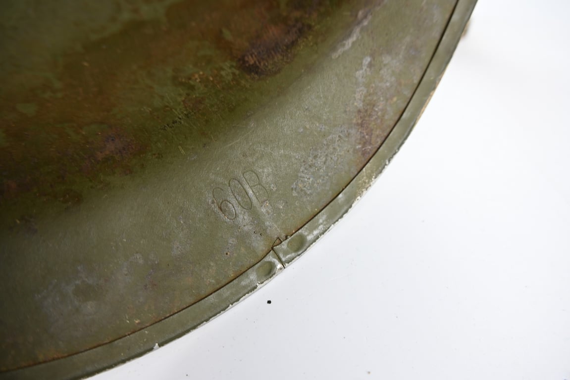 US WW2 M1 Fixed Bale Combat Helmet