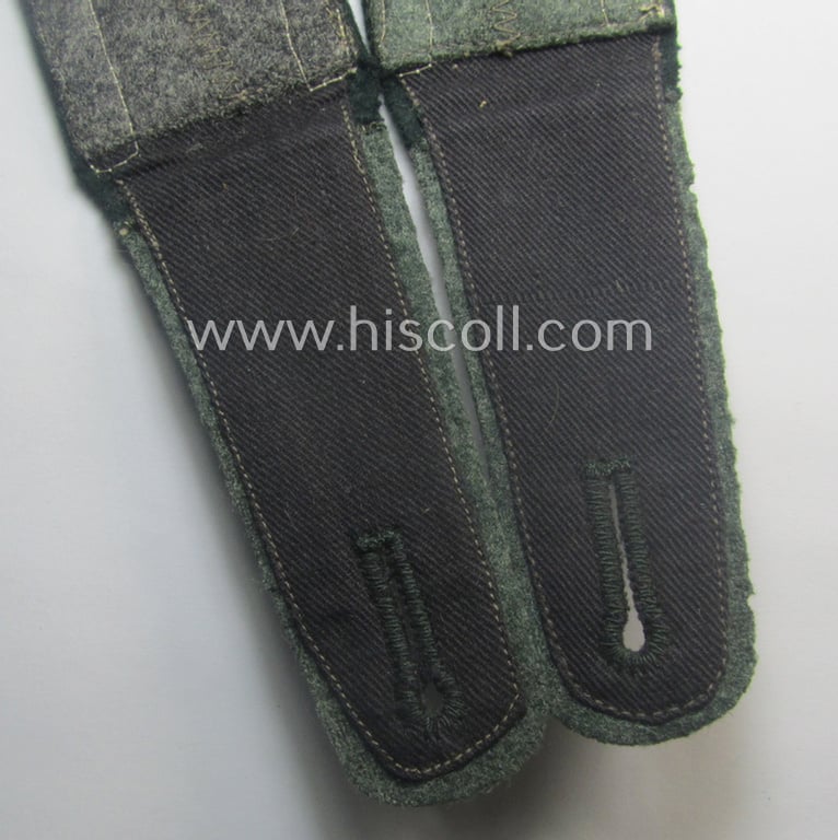 Early- (ie. pre-) war-period, WH (Heeres) 'M36'-pattern (pointed-styled) 'cyphered', NCO-type shoulderstraps as was intended for an: 'Uffz. u. Mitglied des Art.-Beobachtungs-Abtlgs. 31'