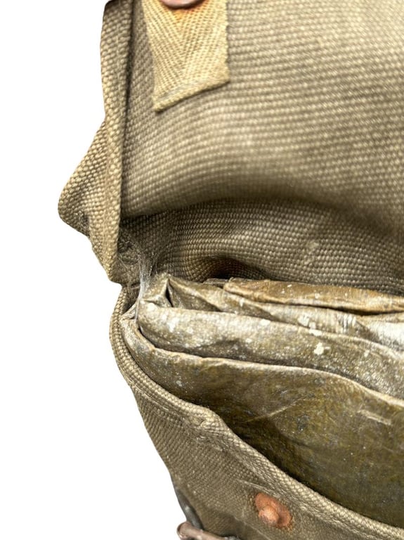 Camouflaged Gasmask with Gascape