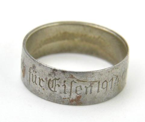 Austrian-Hungarian WW1 War Fund Ring