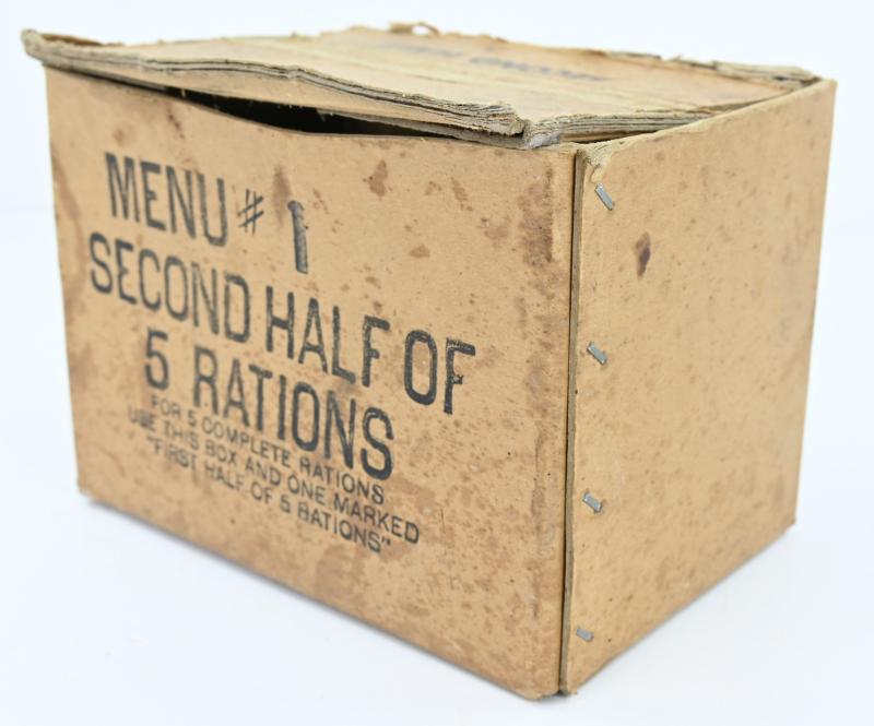 US WW2 Ten-in-One Ration Box