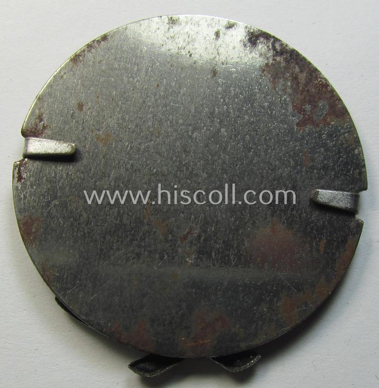 Attractive, WH (Heeres-, LW- ie. Waffen-SS-) so-called: 'Kraftfahrbewährungs-Abzeichen in Silber' being a 'virtually mint' example as was produced by the: 'Rudolf Souval'-company and that came stored in its  'Zellstoff'-based pouch