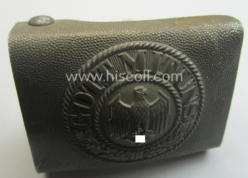 WH (Heeres) aluminium-based belt-buckle (ie. 'Koppelschloss für Uffz. u. Mannschaften des Heeres')