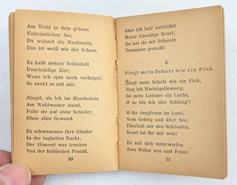 German WH Poem Pocket Booklet