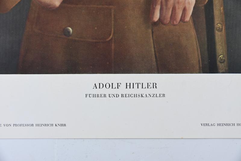 German Adolf Hitler Portrait Print