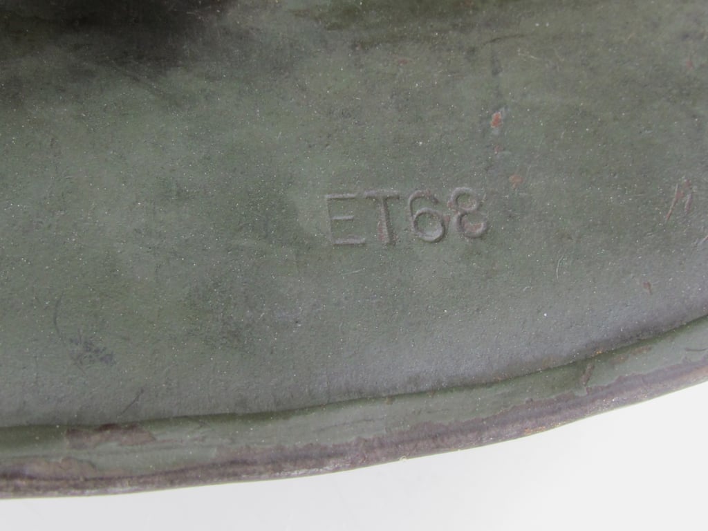 Wehrmacht Heer Untouched M35 Double Decal Helmet – ET68 – 1937 Liner