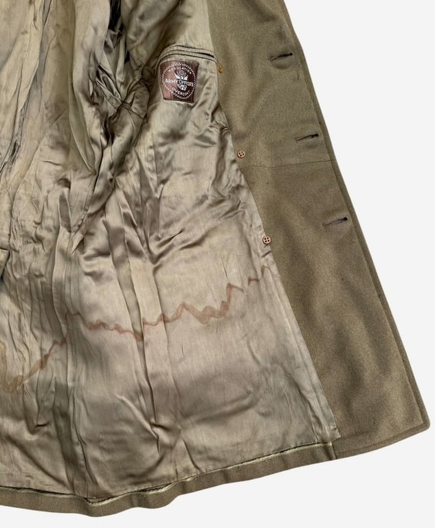 U.S. WWII Army Short Overcoat (Mackinaw Type) – Dated 1942