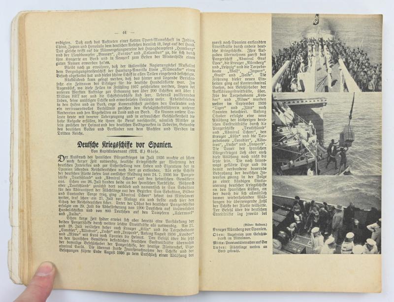 German Third Reich 'Kohler's Flotten-Kalender' 1938