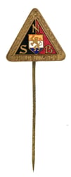 Dutch NSB 5 Years Service Stickpin 'Hou en...