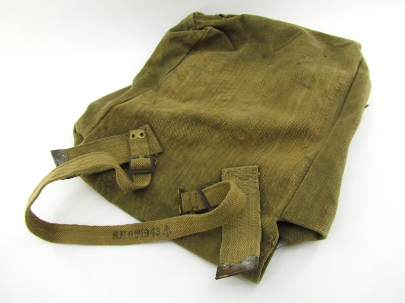 British WWII Large Pack with straps 1943