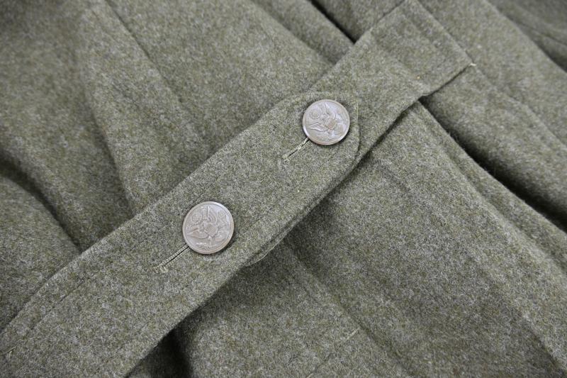 US WW2 Enlisted Men Wool Greatcoat