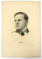 German Portrait Print/Litho of Baldur von Schirach by...