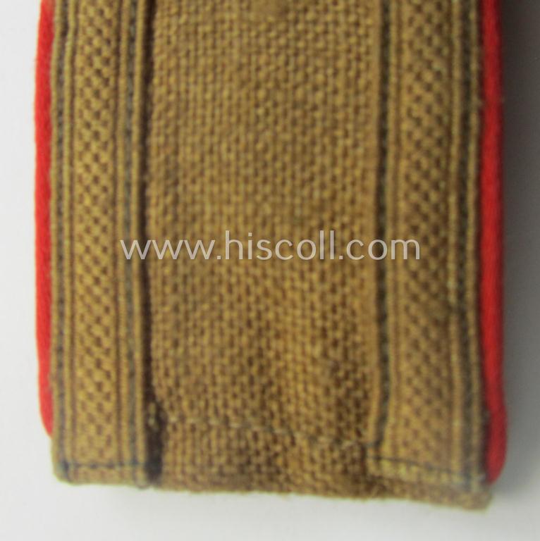 Single, WH (Luftwaffe) 'tropical-issued' NCO-type shoulderstrap (as was specifically intended for usage on the tropical-shirts ie. tunics) as was specifically intended for an: 'Uffz. der Flakartillerie-Trpn.'