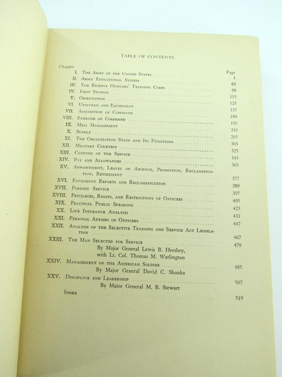 US WWII Officer's Guide Book