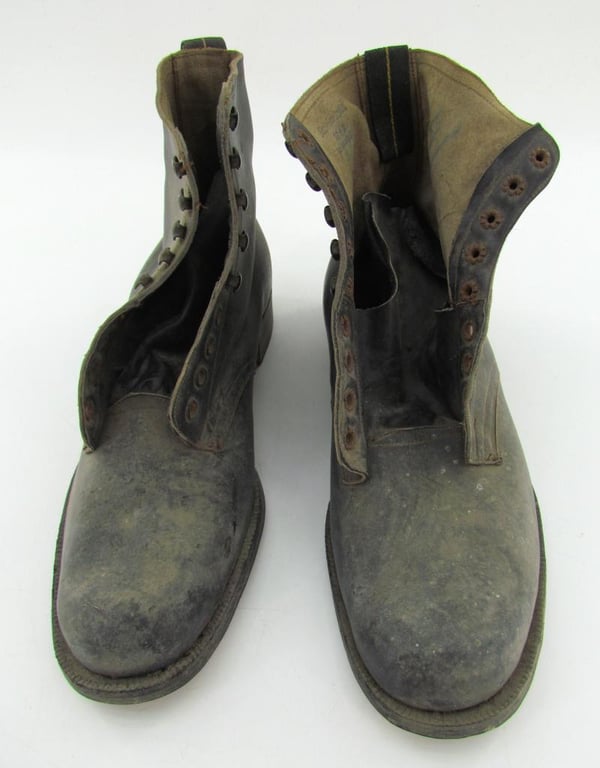 German Wartime M37 Style Dress Shoes ( 1942 )