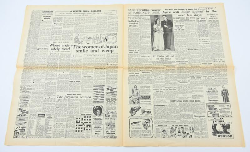 British WW2 Newspaper 'The Daily Mail'