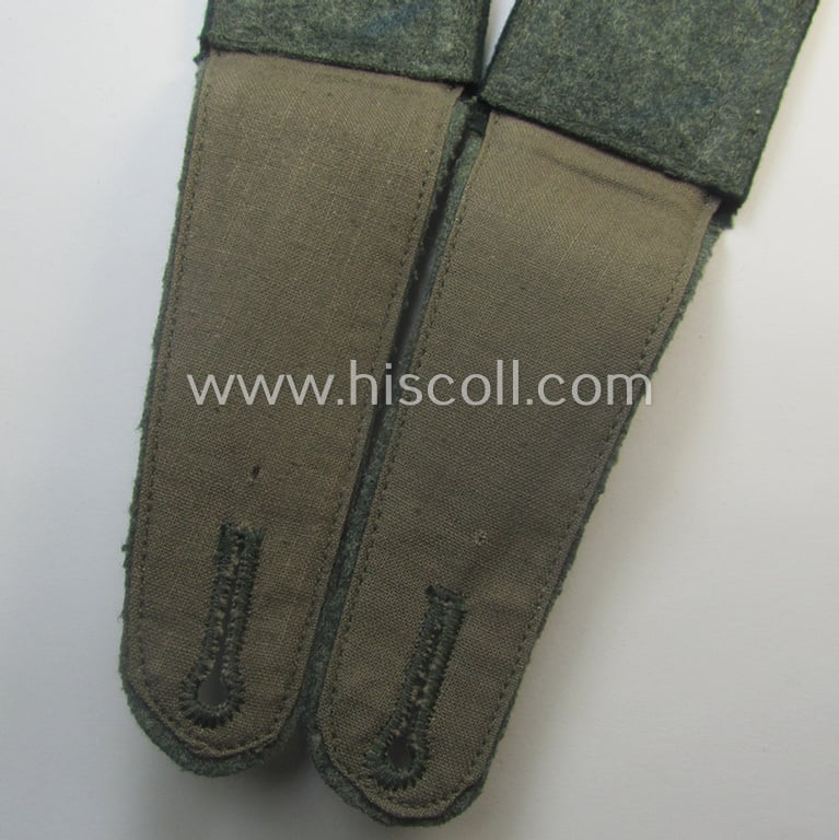 'Virtually mint' pair of WH (Heeres) neatly 'cyphered' ('M36'- ie. 'M40'-pattern and/or pointed-style) NCO-type shoulderstraps: 'Uffz. des Infanterie-Rgts. 41'