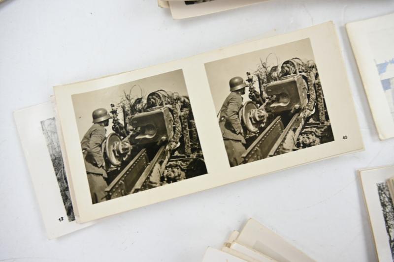 German Third Reich '3-D Raumbild' Booklet Picture Set 'Kampf im Westen'