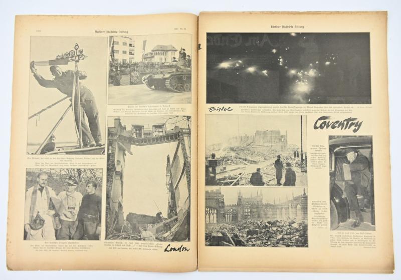 German Berliner Illustrierte Zeitung Newspaper 1940