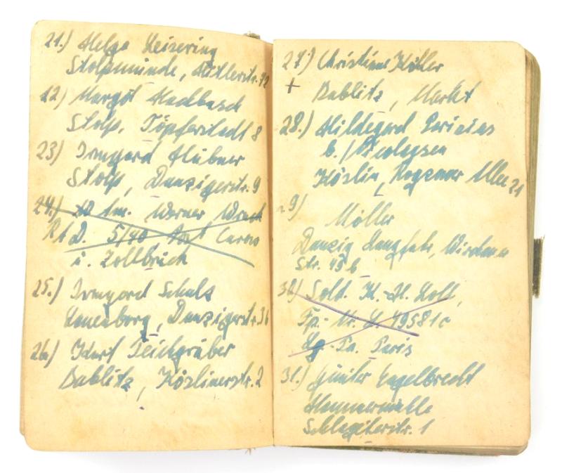 German LW Pocket Agenda 'Soldatenfreund 1942'