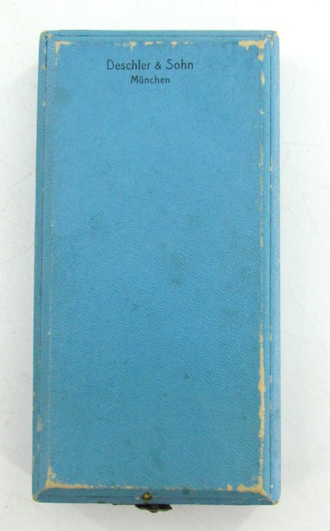 Treudienstabzeichen der Bayerischen Industrie + miniature + etui