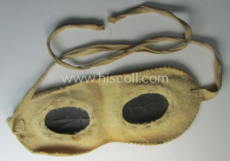 Very unusual - and actually scarcely seen! - so-called: WH 'Schnee-Schutzbrille' (ie. snow-glasses) as was - amongst others - used by the: 'Geb.Jäger-Trpn.'