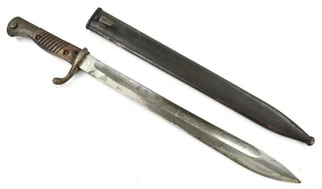 German WW1 M-1898/05 Bayonet with Scabbard