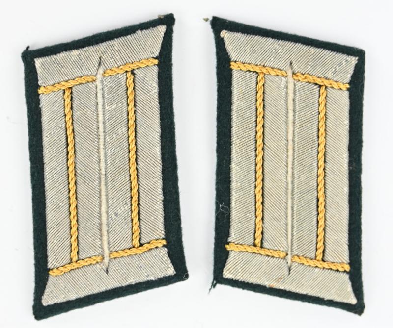 German KM Coastal Artillery Officer's Collar Tabs