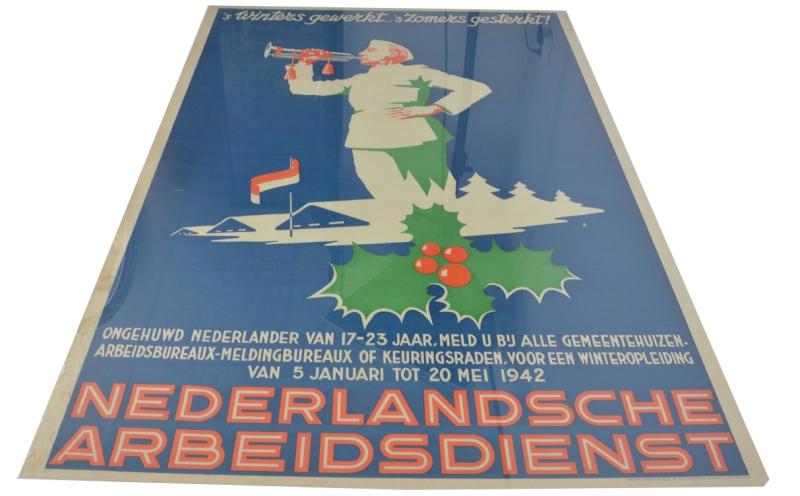 German Dutch NAD Arbeitsdienst Poster