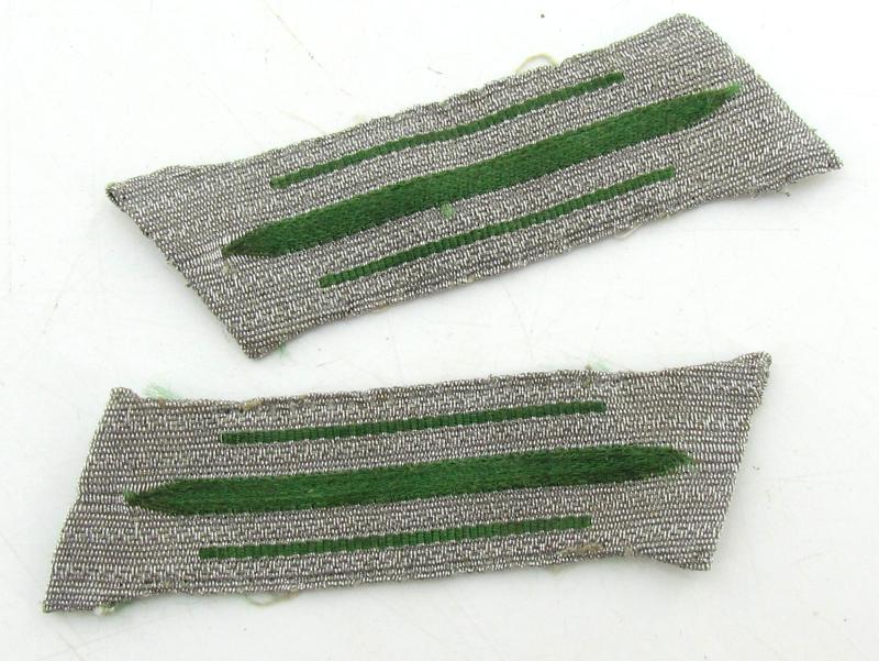 Pair of BeVo 'Polizei' Collar Tabs