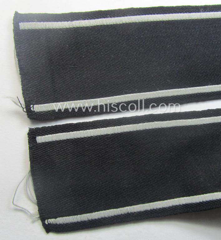 Minimally used and/or carefully tunic-removed, TeNo-cuff-title (ie. 'Ärmelstreifen') entitled: 'Technische Nothilfe' (= 'TeNo') being a full length example as was woven in the neat 'BeVo'-weave pattern