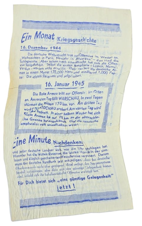 Allied WW2 Propaganda Flyer 'Surrender'
