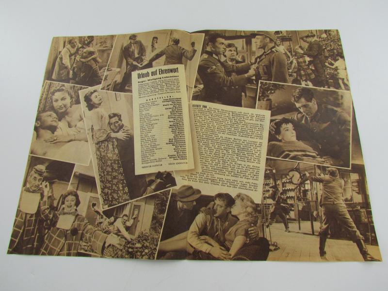 Original Movie Flyer From German Movie Urlaub auf Ehrenwort 1955