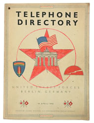 US Headquarters Berlin Telephone Directory