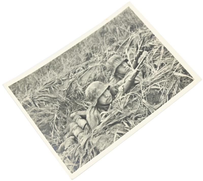 German Waffen-SS Kriegsberichter Postcard 'Unsere Waffen-SS'