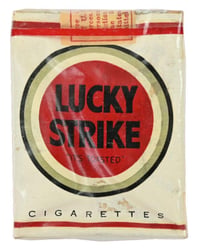 US WW2 Package of Lucky Strike Cigarets