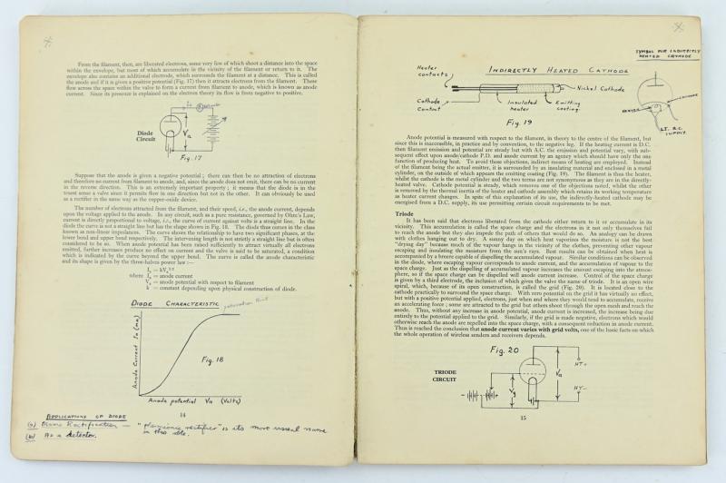 British WW2 Royal SIgnals Book 'Wireless Theory'
