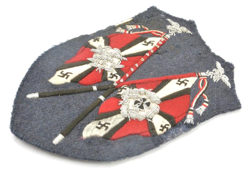 German LW Flag Holder Sleeve Patch Artillery Troops