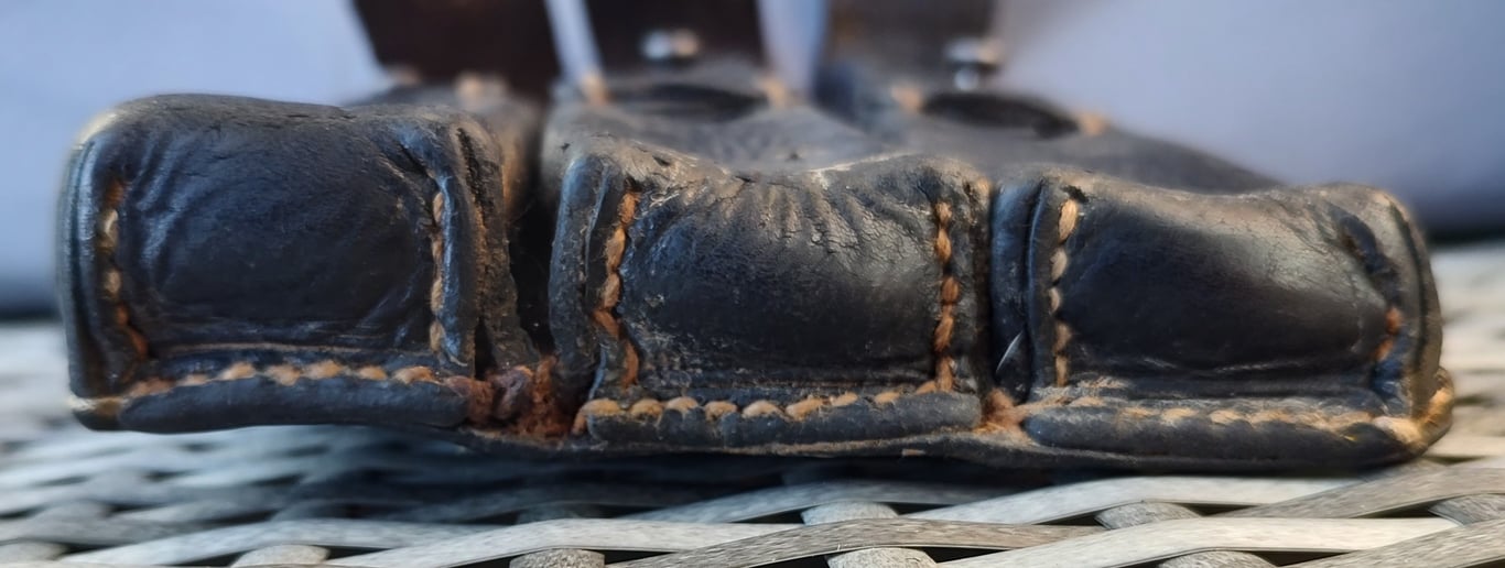 Original Leather MP40 magazine pouch (right hand side)