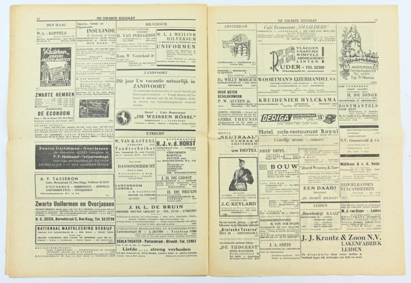 Dutch SS Magazine 'De Zwarte Soldaat' 1941