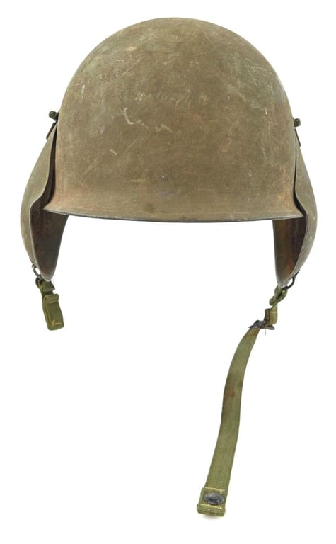 US WW2 M3 Flak Helmet with Swastika decals