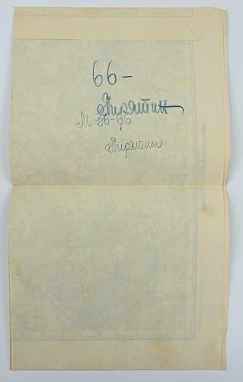 German WH Mapcard Bialystok Nimsk VII-1944
